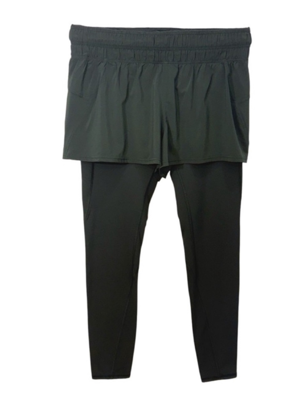 Lululemon Leggings with Skirt Overlay